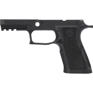 P320 XCARRY 9MM/40/.357 LASER ENGRAVED GRIP MODULE - BLACK, MEDIUM GRIP