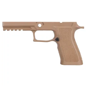 P320 XFULL 9MM/40/.357 GRIP MODULE - COYOTE TAN, SMALL GRIP (MAGWELL & WEIGHT COMPATIBLE)