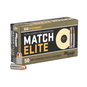 9MM, 115GR, ELITE V-CROWN COMPETITION, JHP