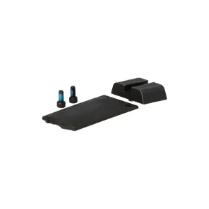 REAR SIGHT ASSY, P320, X-RAY3, SIGHT PLATE, SIGHT SCREWS, BLK