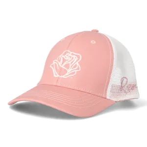 ROSE TRUCKER HAT - PINK