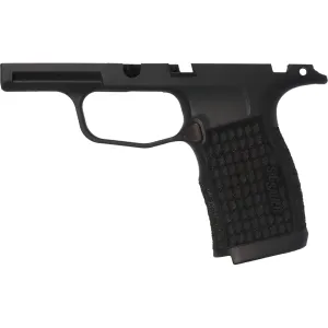 P365X/XL 9MM/380 MANUAL SAFETY LASER ENGRAVED GRIP MODULE - BLACK