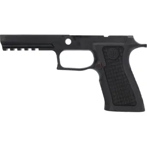 P320 XFULL 9MM/40/.357 LASER ENGRAVED GRIP MODULE - BLACK, MEDIUM GRIP