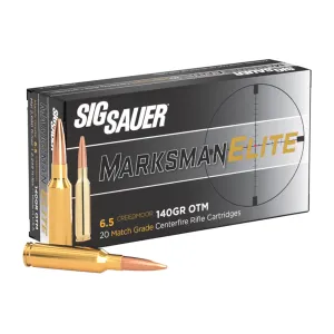 6.5 Creedmoor Marksman Elite, 140 Gr OTM, 20 Count