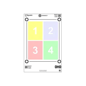 FOUR SQUARE OHD PAPER TARGET