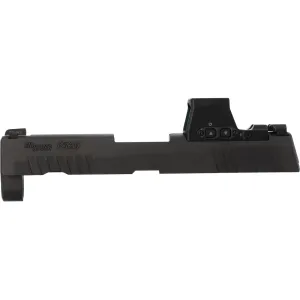 P320 CARRY/COMPACT 9MM 3.9" SLIDE ASSEMBLY, ROMEO-X PRO, BLACK