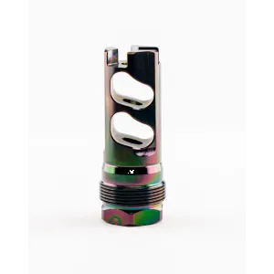 Rearden MFG 10060 DPB, 1/2x28 Threads, .375 Bore, Rainbow Finish, Square Shoulder
