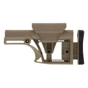 Luth-AR MBA-1 Fixed Stock, for AR-15 & AR-10 Rifle Length A2 Buffer Tube - FDE