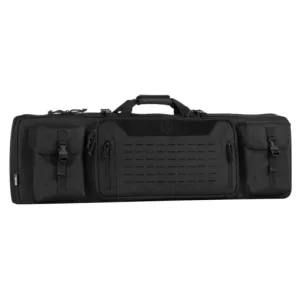 Savior Equipment Urban Warfare Double Rifle Bag - Suitable for Rifle Shotgun, w/ Backpack Strap, 42" Long - Black