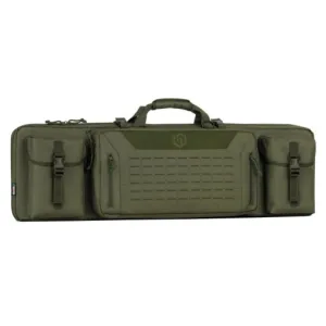 Savior Equipment Urban Warfare Double Rifle Bag - Suitable for Rifle Shotgun, w/ Backpack Strap, 36" Long - OD Green
