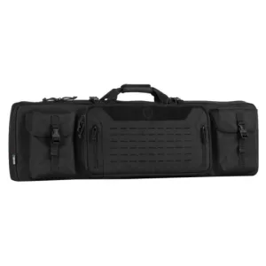 Savior Equipment Urban Warfare Double Rifle Bag - Suitable for Rifle Shotgun, w/ Backpack Strap, 36" Long - Black