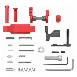 Armaspec Superlight Lower Parts Kit Stainless LPK .223/5.56 - Red