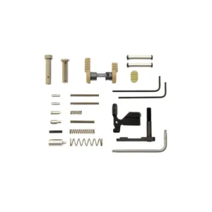 Armaspec Gun Builders Stainless AR 15 Lower Parts Kit - FDE