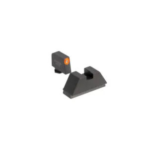 AmeriGlo Suppressor Tritium Night Sights Set - Glock - Green/Orange Front & Black Rear