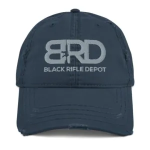 Distressed Dad Hat - Blue