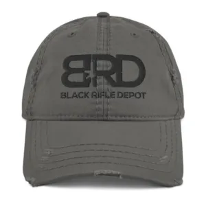 Distressed Dad Hat - Grey
