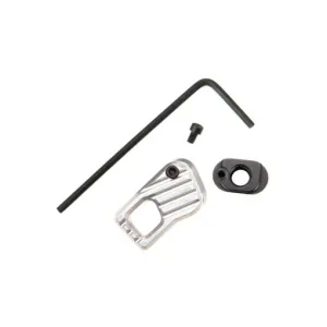 Battle Arms Enhanced Modular Magazine Release - Clear Anodized, Large