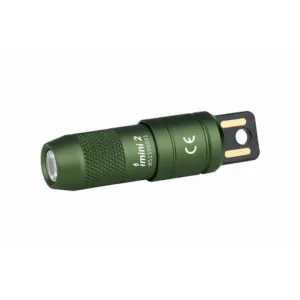 Olight iMini 2 Rechargeable Keychain LED Flashlight - OD Green