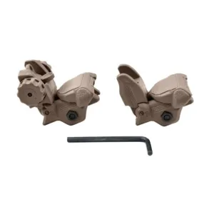 Presma AR-15 Flip-Up Sight Set - Tan