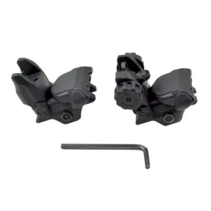 Presma AR-15 Flip-Up Sight Set - Black