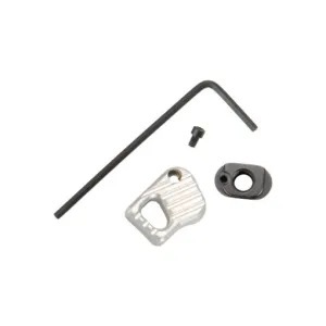 Battle Arms Enhanced Modular Magazine Release - Clear Anodized, Medium