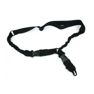 2 to 1 Point Double Bungee Rifle Sling - Black