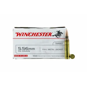 Winchester WM193K M193 5.56NATO 55 Grain FMJ Rifle Ammo - 20 Round Box