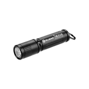 OLight i3E-BK EOS Keychain Flashlight - Black - 90 Lumens