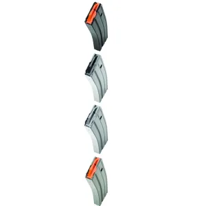 Duramag Speed Replacement Magazine Follower Detachable 30rd 223 Rem, 300 Blackout, 5.56x45mm NATO for AR-15 - Gray with Gray