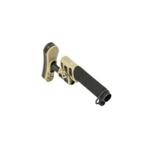ODIN Works Zulu Adjustable Stock w/ Padded Pistol Buffer Tube and Back Plate - FDE