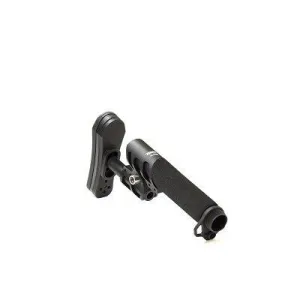 ODIN Works Zulu Adjustable Stock w/ Padded Pistol Buffer Tube and Back Plate - Black