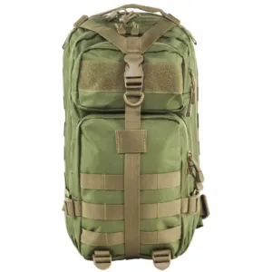VISM Small Backpack - Green w/ Tan Trim