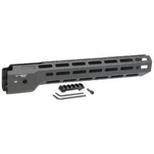 Midwest Industries Handguard 14" Length M-LOK Fits Ruger PC9 Carbine, Not Compatible with Fiber Optic Front Sight, Black Anodized Finish