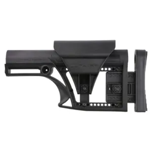 Luth-AR MBA-1 Fixed Stock for AR-15 & AR-10 Rifle Length A2/A1 Buffer Tube - Black