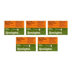 Remington X22622 Centerfire 9-1/2 Large Magnum Rifle Primers - 5000 count box