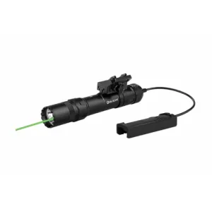 Olight Odin GL 1500 Lumen Rechargeable Rail Mount Flashlight with Green Laser & Side Rail Mount