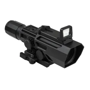VISM Advance Dual Optic 3-9x42 Riflescope w/ Flip Up Red Dot - Black