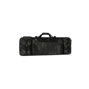 Savior Equipment Urban Warfare Double Rifle Bag - Suitable for Rifle Shotgun, w/ Backpack Strap, 36" Long - Black Multicam