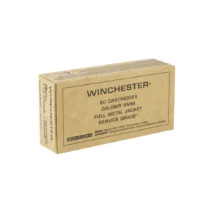 Winchester 9mm Ammunition SG9W 115 Grain FMJ Handgun Ammo - 500 round case