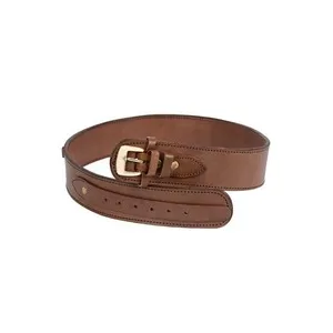 Western Justice Leather Gun Belt, 30-34" Waist, Chocolate