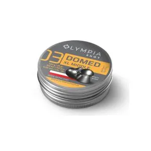 Olympia Shot Domed Pellets, .25cal, XL Middle, 25gr - 150ct 0.25