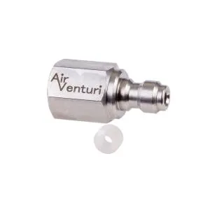 Air Venturi Male Quick-Disconnect, 1/8" BSPP Female Threads
