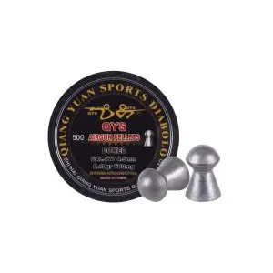 Qiang Yuan Domed Pellets, .177 Cal, 8.48 gr - 500ct 0.177
