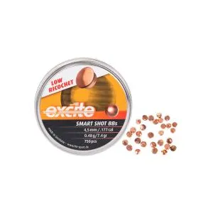 H&N Smart Shot Copper Plated Lead BBs .177 Cal, 7.4 gr - 750 ct 0.177