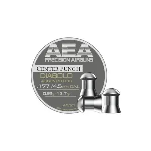 AEA Precision Center Punch Diabolo .177 Cal, 13.7gr - 400ct 0.177
