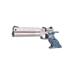 Reximex RPA PCP Air Pistol, .177 Caliber, Silver with Blue Laminate Stock 0.177