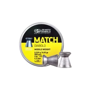 JSB Yellow Match Middle Weight .177 Cal, 8.02 gr - 500 ct 0.177