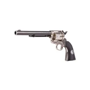 Limited Edition Colt 7.5" CO2 Pellet Revolver, Nickel Weathered 0.177