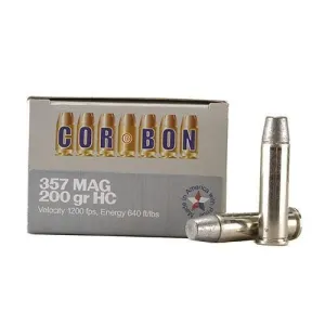 COR-BON Handgun Ammunition .357 Mag 200 gr HC 1150 fps 20/ct