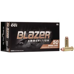 CCI Blazer Brass Handgun Ammunition .38 Spl 125 gr FMJ 865 fps 50/ct